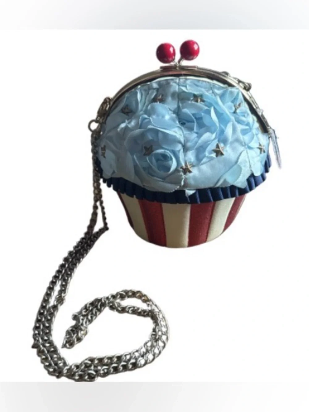 Betsey Johnson BAKED IN THE USA Rosette Cupcake Crossbody